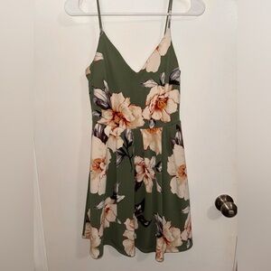 Olive Green Soprano floral dress